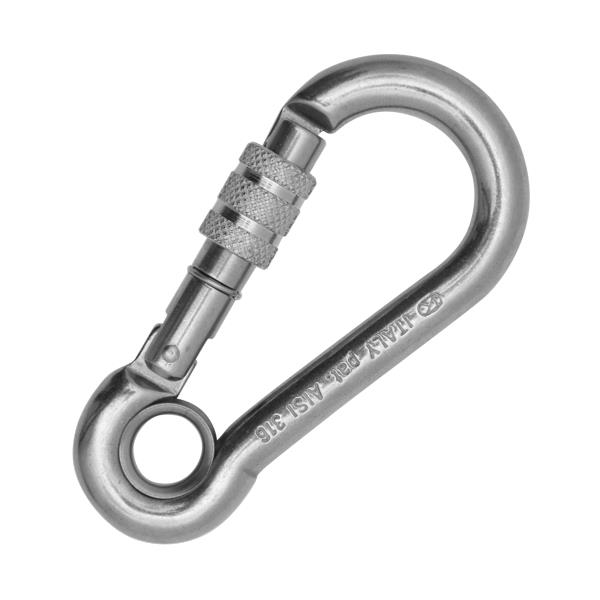 意大利KONG  558 丝扣钢锁 STAINLESS STEEL CARABINER