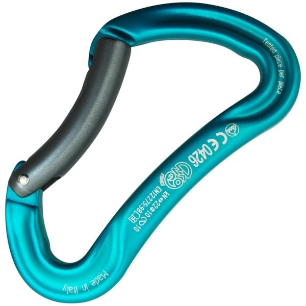 意大利KONG  729Argon RK 安全连接锁ARGON RK ALU BENT GATE TURQUOISE